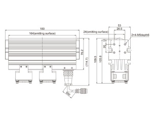 LTS-2LIN180-R/B/G/W