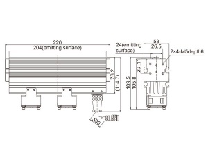 LTS-2LIN220-R/B/G/W