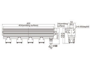 LTS-2LIN420-R/B/G/W