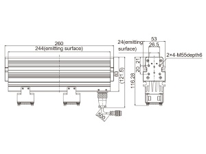 LTS-2LINS260-R/B/G/W