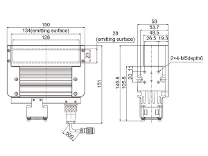 LTS-2COXL150 -R/B/G/W
